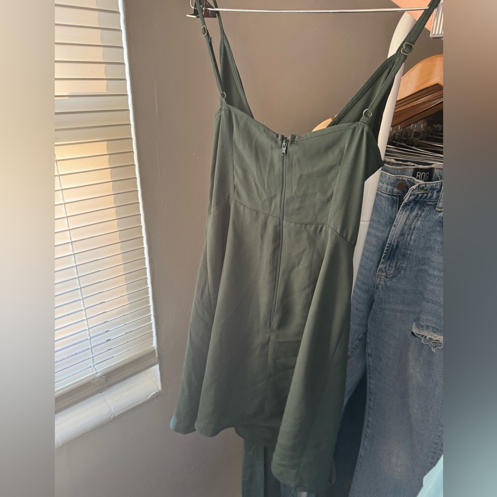 ASOS Green Mini Sundress - Picture 3 of 4